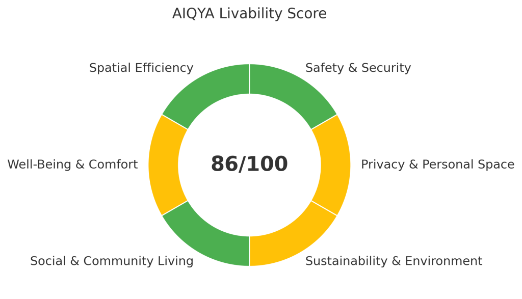 AIQYA LIVABILITY SCORE - RAJAPUSHPA IMPERIA TELLAPUR