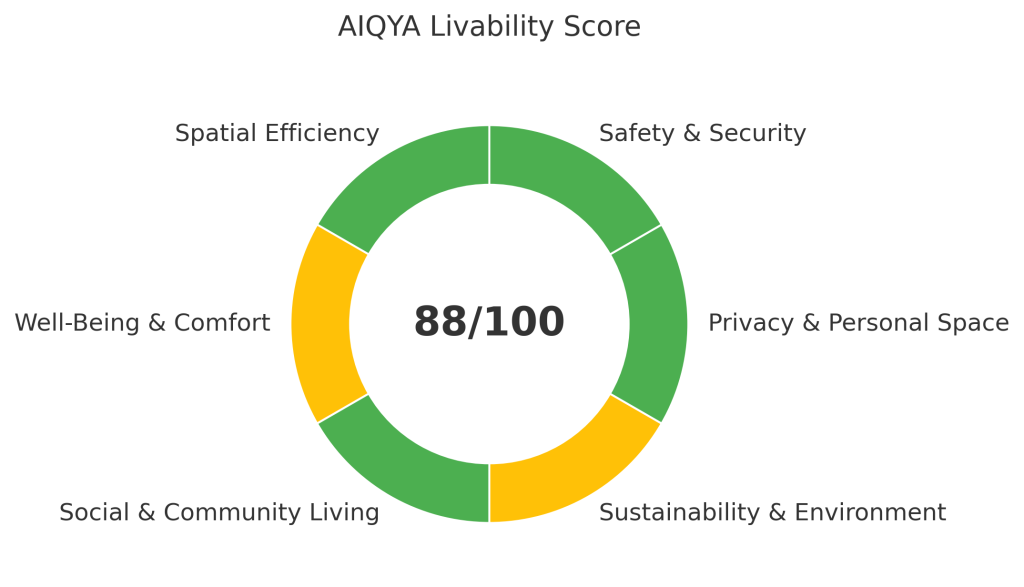 AIQYA LIVABILITY SCORE - RAJAPUSHPA PRISTINIA